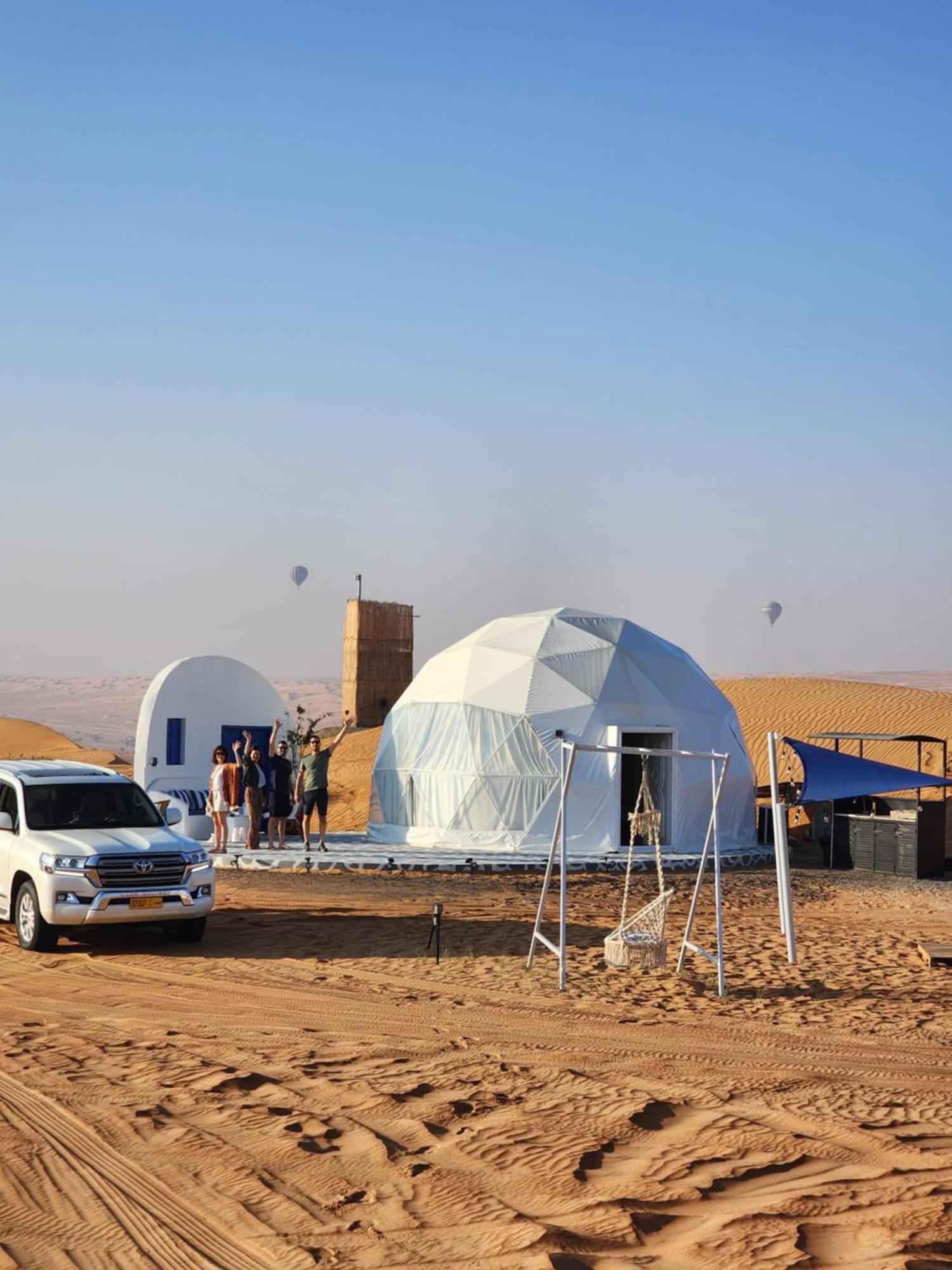 Hotel Bubbles Domes Private Cmp Al Wāşil Exteriér fotografie